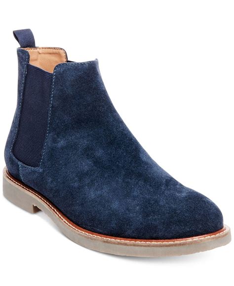 steve madden suede chelsea boots